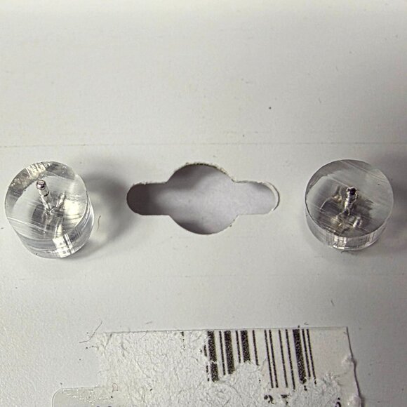 Giana Bernini CZ and Sterling Silver Stud Earrings - Picture 6 of 9